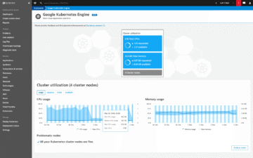 Dynatrace Cluster utilization