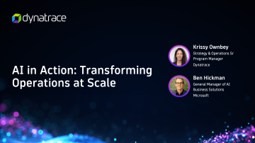 Dynatrace webinar series ai in action microsoft