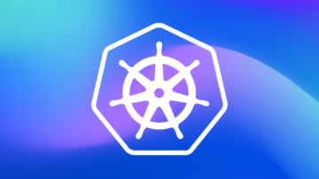 Kubernetes logo on wave