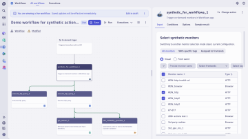 Screenshot: Catch issues early in the development lifecycle