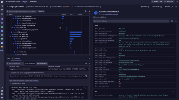 Screenshot: Explain, log and trace back your AI service outputs
