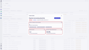 Screenshot: Classify incidents dashboard