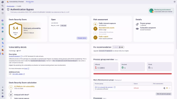 Screenshot: Prioritize security