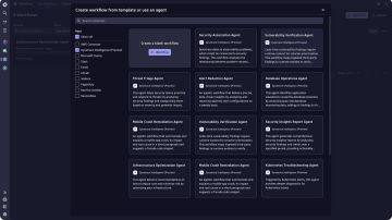 Screenshot: Amplify your teams with built-in agents