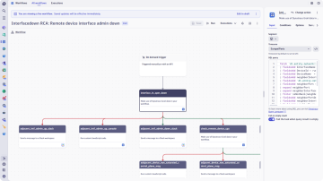Screenshot: Automation dashboard