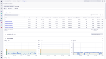 Screenshot: Digital Experience dashboard
