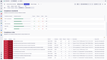 Screenshot: Continuously enforce compliance