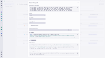 Screenshot install oneagent