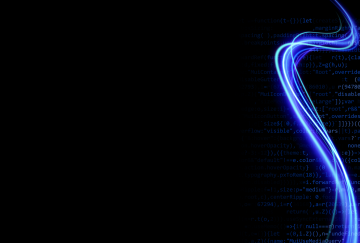 Datawave blue background